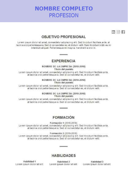 plantilla currículum terapeuta